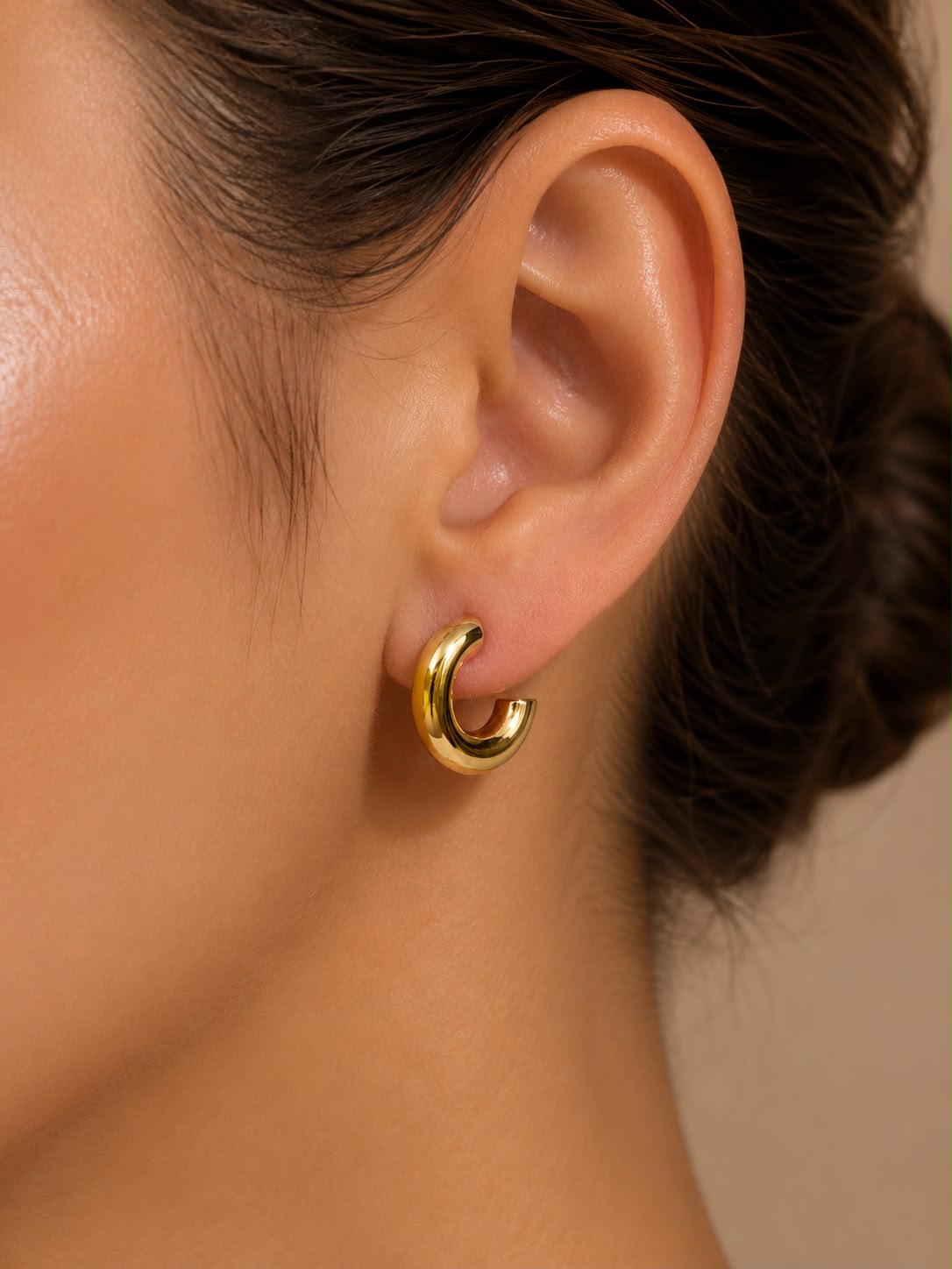 Arete media argolla tubular